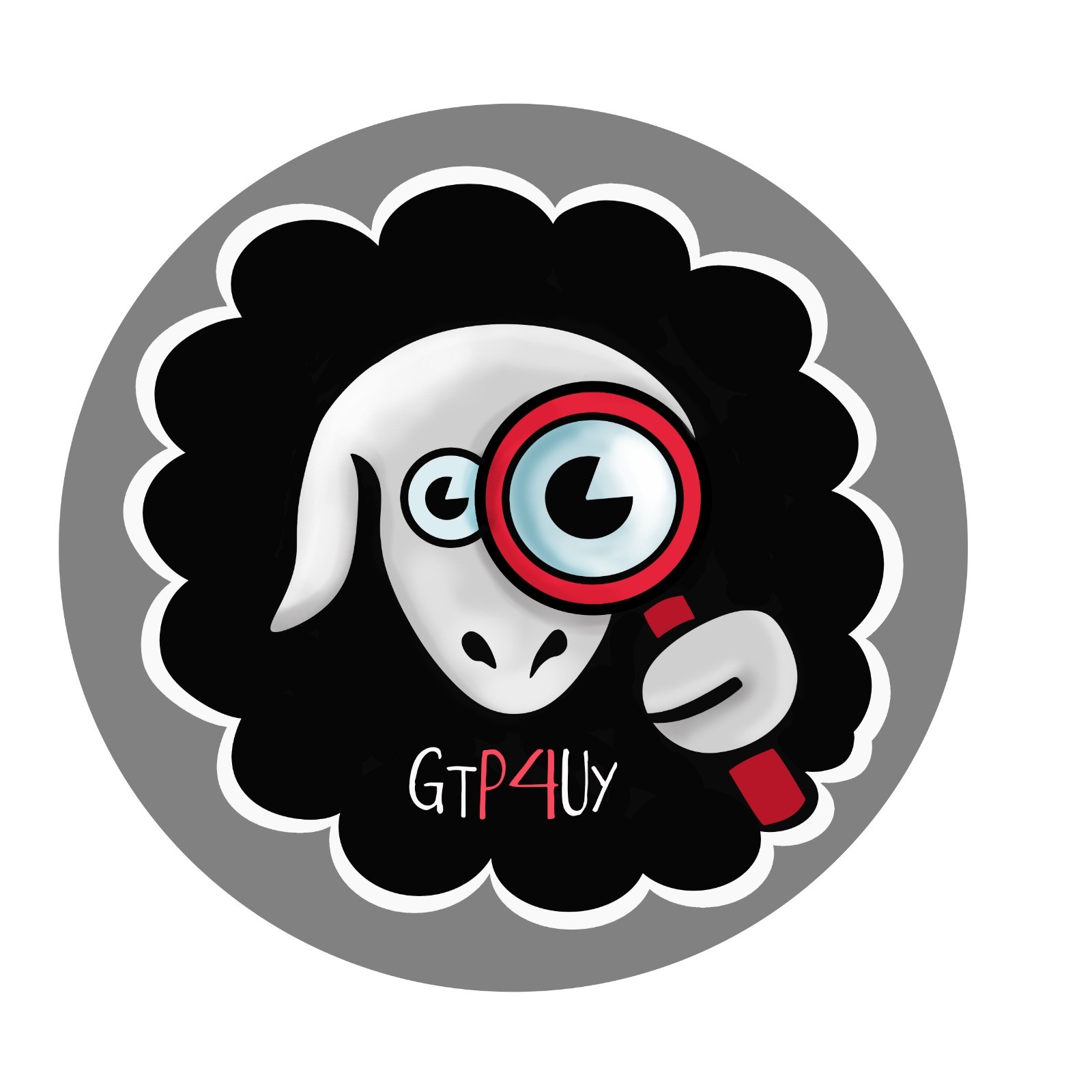 Logo del gtp4uy. Idea y diseño original Manuel Bentaberry. Arte y rediseño: Natalia Nuñez